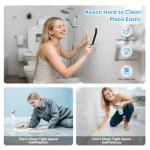 Thin Hard Bristle Cleaning Brush Set - 12 Pcs