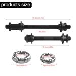 Bicycle Front & Rear Axle Set for Hubs