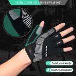 Souke Sports Half Finger Cycling Gloves - All Black
