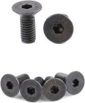 8 Black Bike Lock Shoe Cleat Mounting Screws