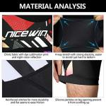 NICEWIN Men's 3D Padded Cycling Shorts