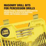 DEWALT 100-Piece Mixed Drill Drive Set