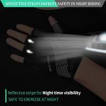 Souke Sports Half Finger Cycling Gloves - All Black