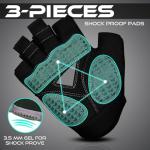 Westwood Fox Gel Padded Half Finger Cycling Gloves