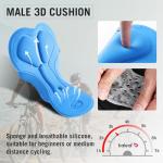 Baleaf Men's Padded Cycling Shorts with Pockets