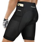 Men's 3D Gel Padded Cycling Shorts with Pockets