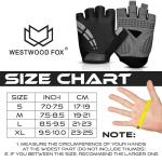 Westwood Fox Gel Padded Half Finger Cycling Gloves