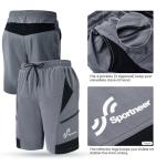 Sportneer Men's Lightweight Mountain Bike Shorts