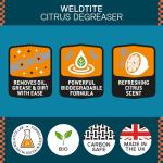 WELDTITE Citrus Degreaser Spray for Bike Chains