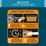 WELDTITE Citrus Degreaser Spray for Bikes - 250ml