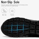Men's Black Slip-On Sneakers for Running & Gym