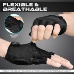 Westwood Fox Gel Padded Half Finger Cycling Gloves