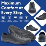Slip-Resistant Sneakers for Work – Delray Black
