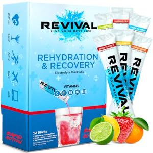 Revival Rapid Rehydration Electrolyte Powder - 12 Pack