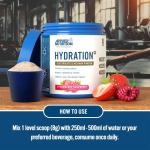 Applied Nutrition Hydration+ Electrolytes Powder - Strawberry Raspberry