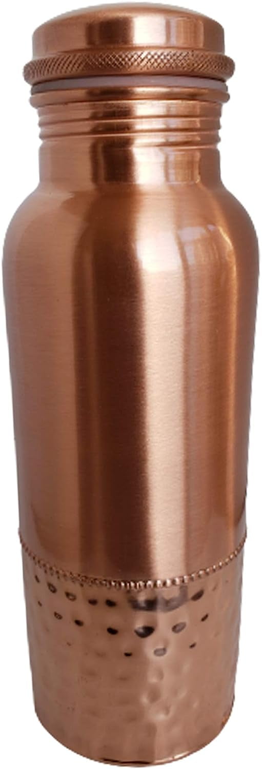 Pure Copper Yoga Water Bottle 600ml/20 Oz