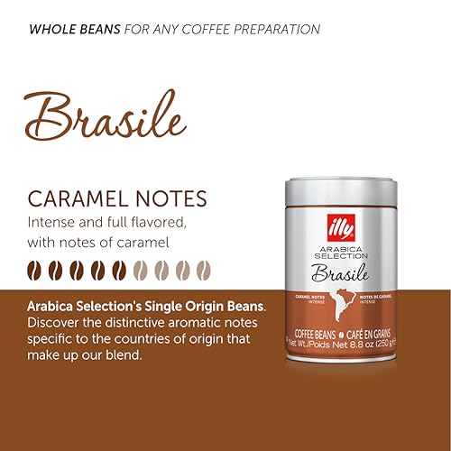 Brazilian Intense illy Coffee, 8.8oz Can
