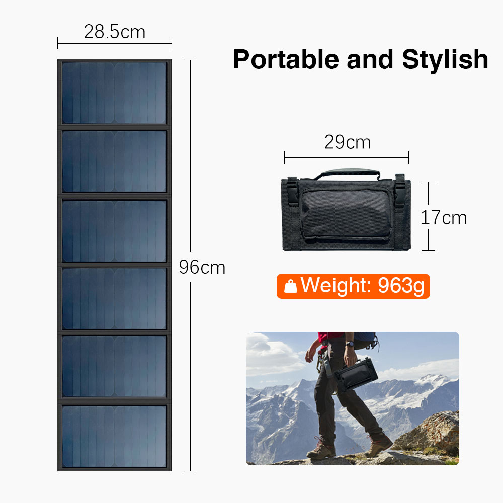 Foldable Solar Charger for Outdoor Activities