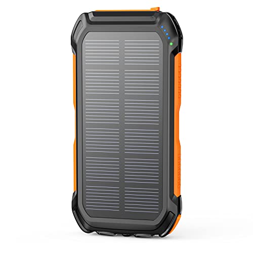 Hiluckey Solar Power Bank Charger: Fast Charging, Portable