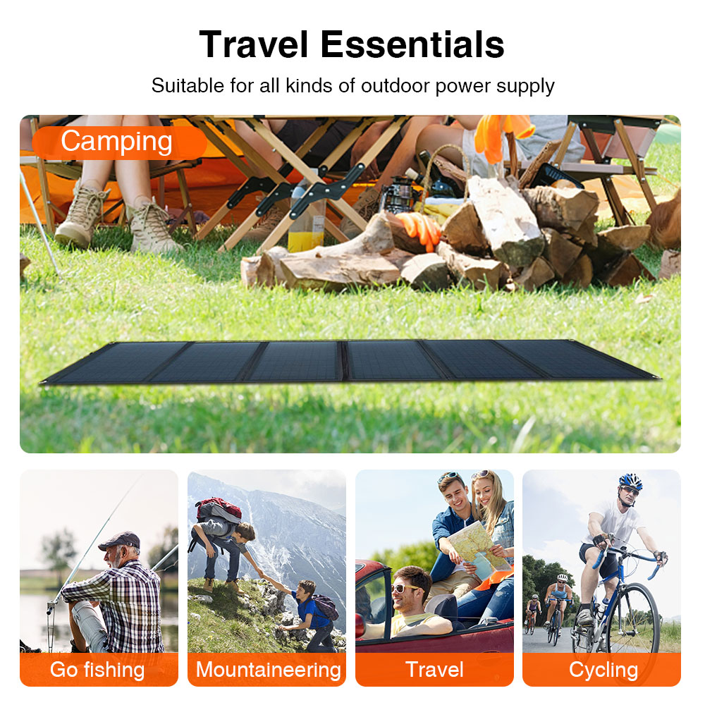 Foldable Solar Charger for Outdoor Activities