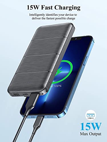 Solar Power Bank - 40000mAh Capacity - Black