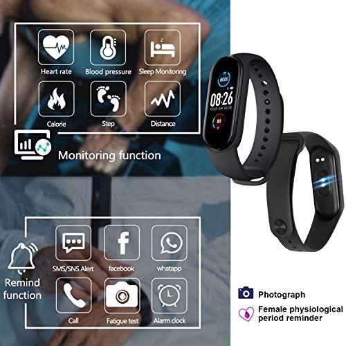 Waterproof Fitness Tracker with Heart Monitor