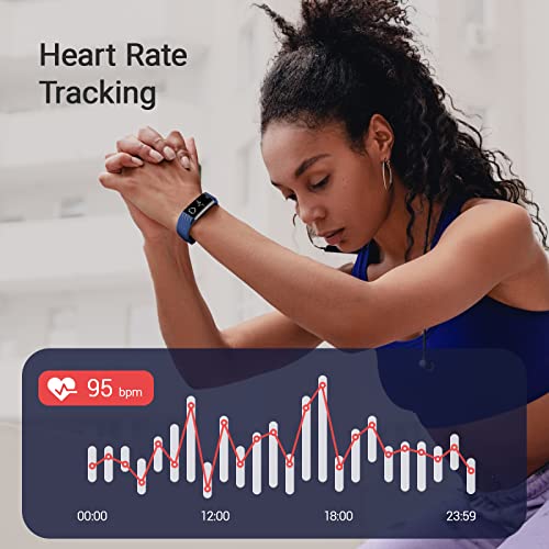 Waterproof Fitness Tracker with Heart Rate Monitor