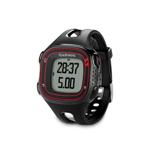 Garmin Forerunner 10 GPS Watch - Black/Red (Renewed)