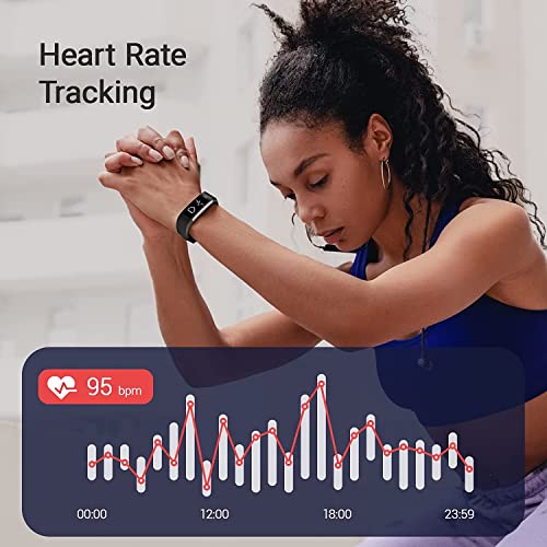 Waterproof Heart Rate Fitness Tracker for Women/Men
