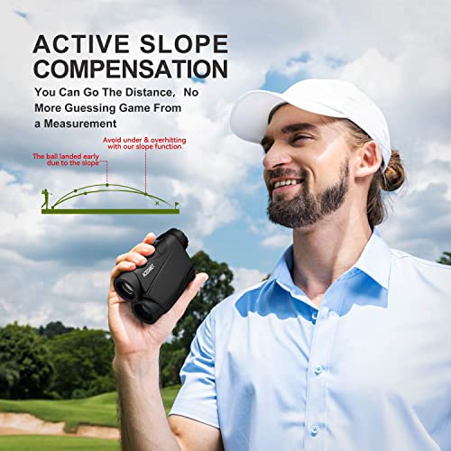 ACEGMET Golf Rangefinder with USB Charging, 650 Yards