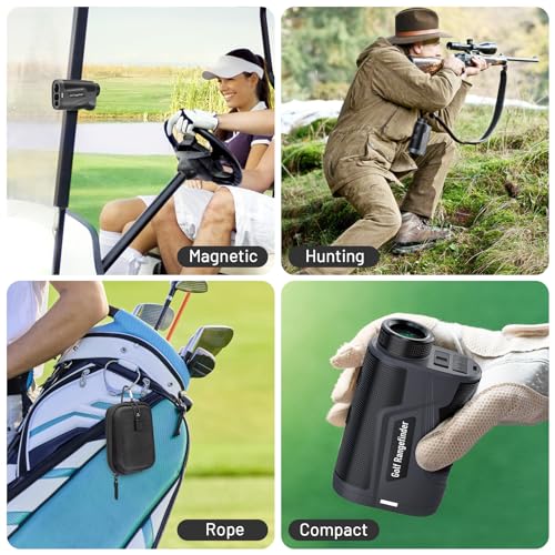 700Yards Golf Range Finder with Slope, 6X Magnification