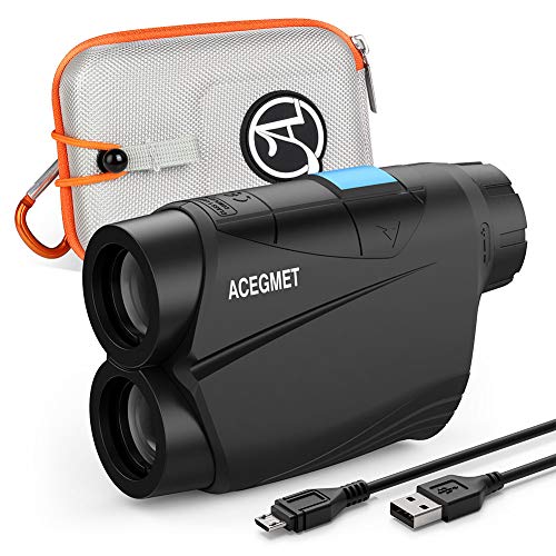 ACEGMET Golf Rangefinder with USB Charging, 650 Yards