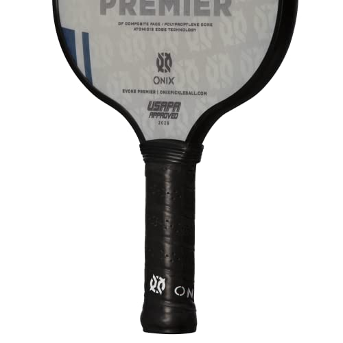 ONIX Evoke Premier Blue Pickleball Paddle, Standard Weight