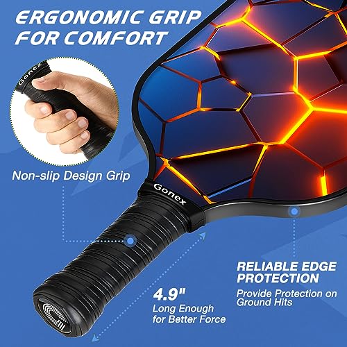 Gonex Pickleball Paddles Set with Balls and Bag