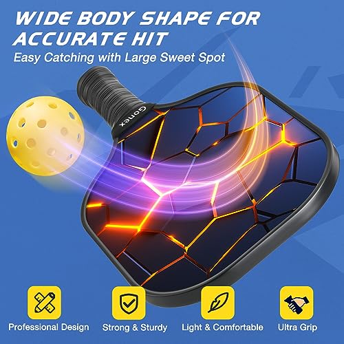 Gonex Pickleball Paddles Set with Balls and Bag
