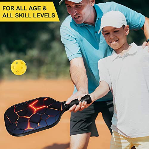 Gonex Pickleball Paddles Set with Balls and Bag
