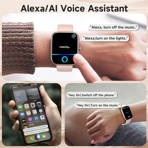 VIP Smart Watches with Alexa, iOS/Android Compatible