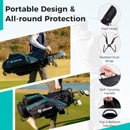 GYMAX 15PC Men's Right Handed Golf Set VIP