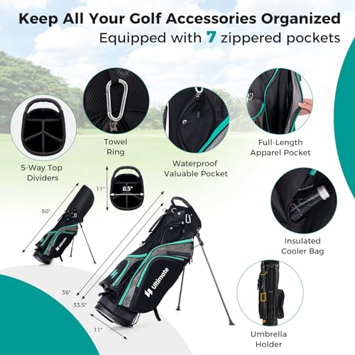 GYMAX 15PC Men's Right Handed Golf Set VIP