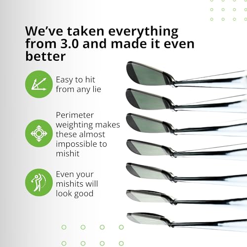 VIP BombTech Golf 4.0 Iron Set in Black