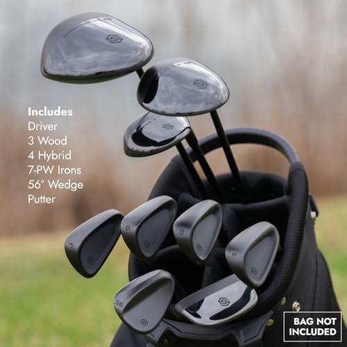 Stix Golf 9 Club Set - Black - Modern Design
