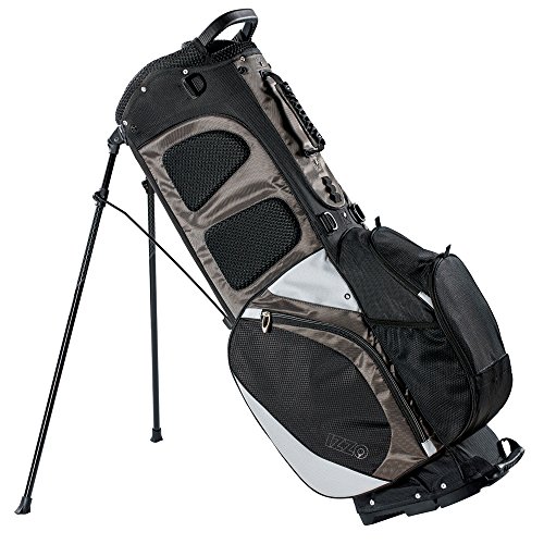Izzo Ultra-Lite Stand Golf Bag, Black/Gray VIP store