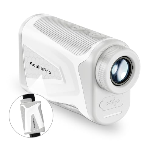 AquilaPro Mini4 Golf Rangefinder with Slope & More