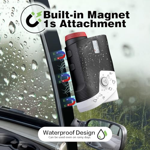 VISTA VERDE Golf Range Finder with Magnet, 9 Mode