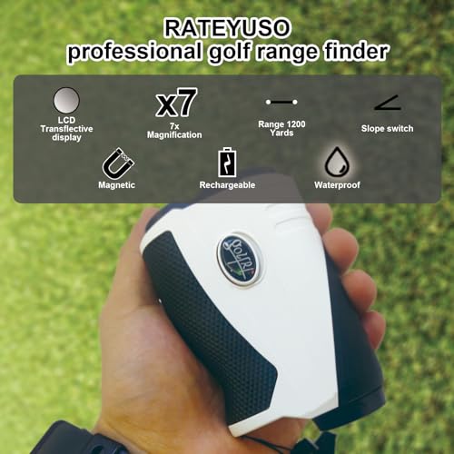 Golf Rangefinder with Slope, 1200 Yards Range