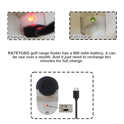 Golf Rangefinder with Slope, 1200 Yards Range