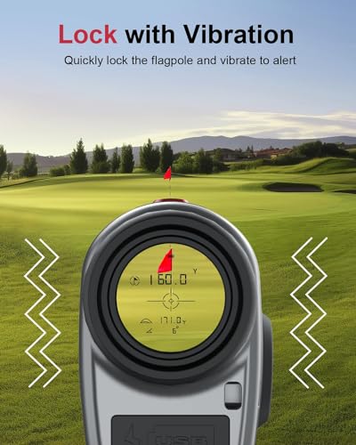 Deason VIP Golf Rangefinder, 1300 Yards, Slope Technology
