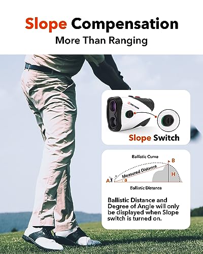 REDTIGER Golf Rangefinder with Slope, 1200 Yards Laser