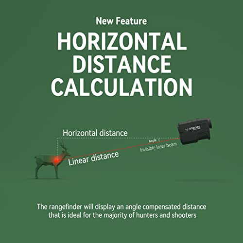 Gogogo Sport Vpro Green Hunting Rangefinder -1200 Yards