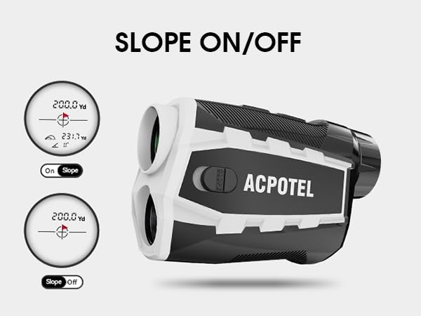 Pro Magnetic Golf Rangefinder with Slope and Vibration